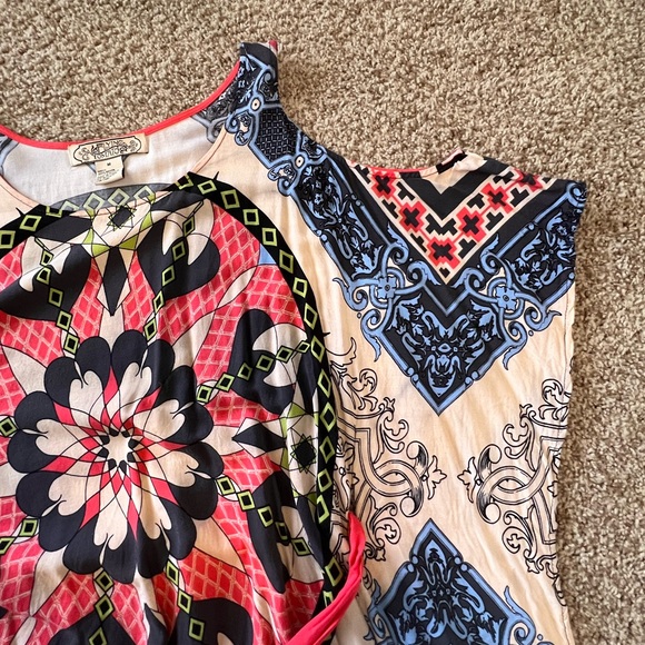 Scarf print boho style dress - Picture 4 of 4